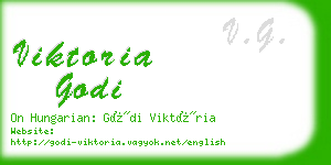 viktoria godi business card